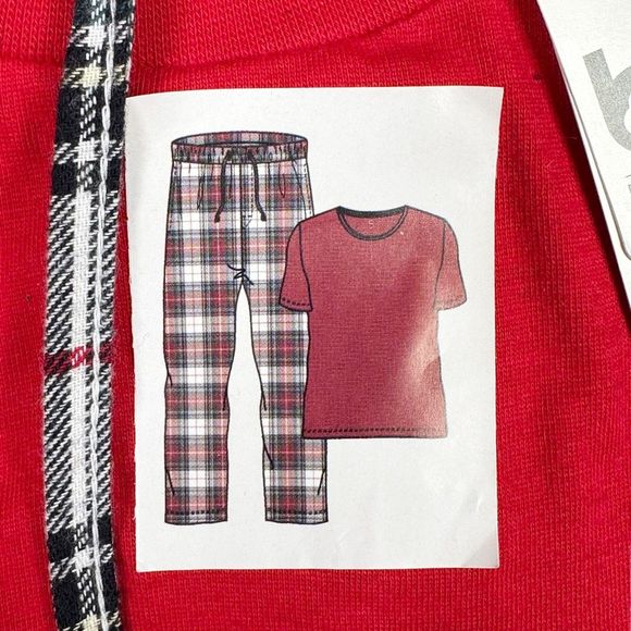 Better Cotton Women’s Plaid Pajama Set - 2XL - Picture 3 of 4